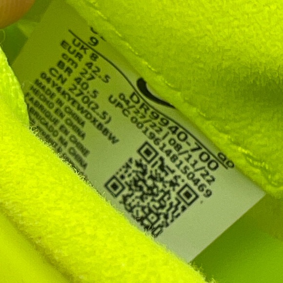 Nike Zoom Rotational 6 Volt Green Black Throwing Shoes - Picture 10 of 11